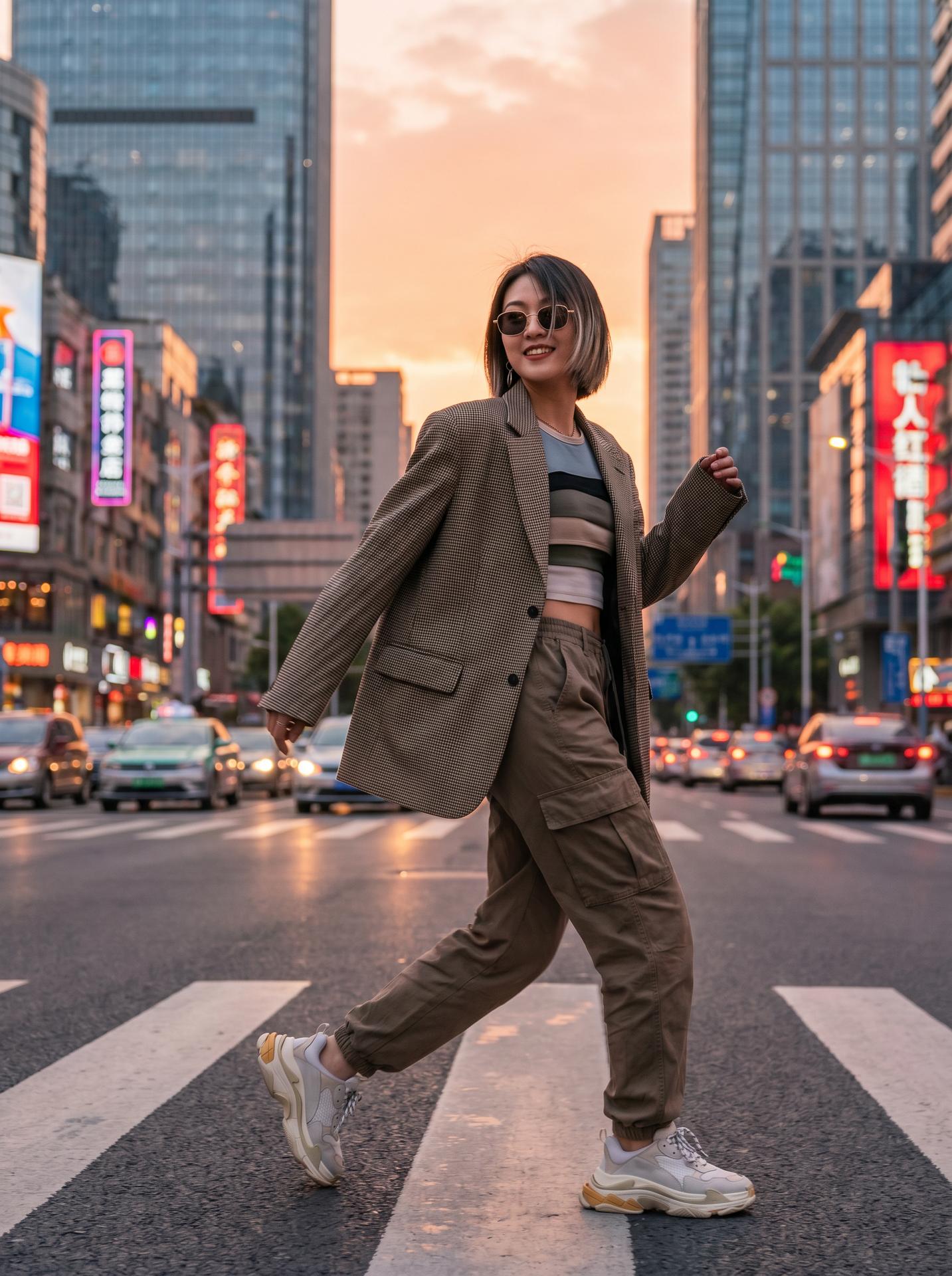 每日大赛最新,美图：都市时尚街拍